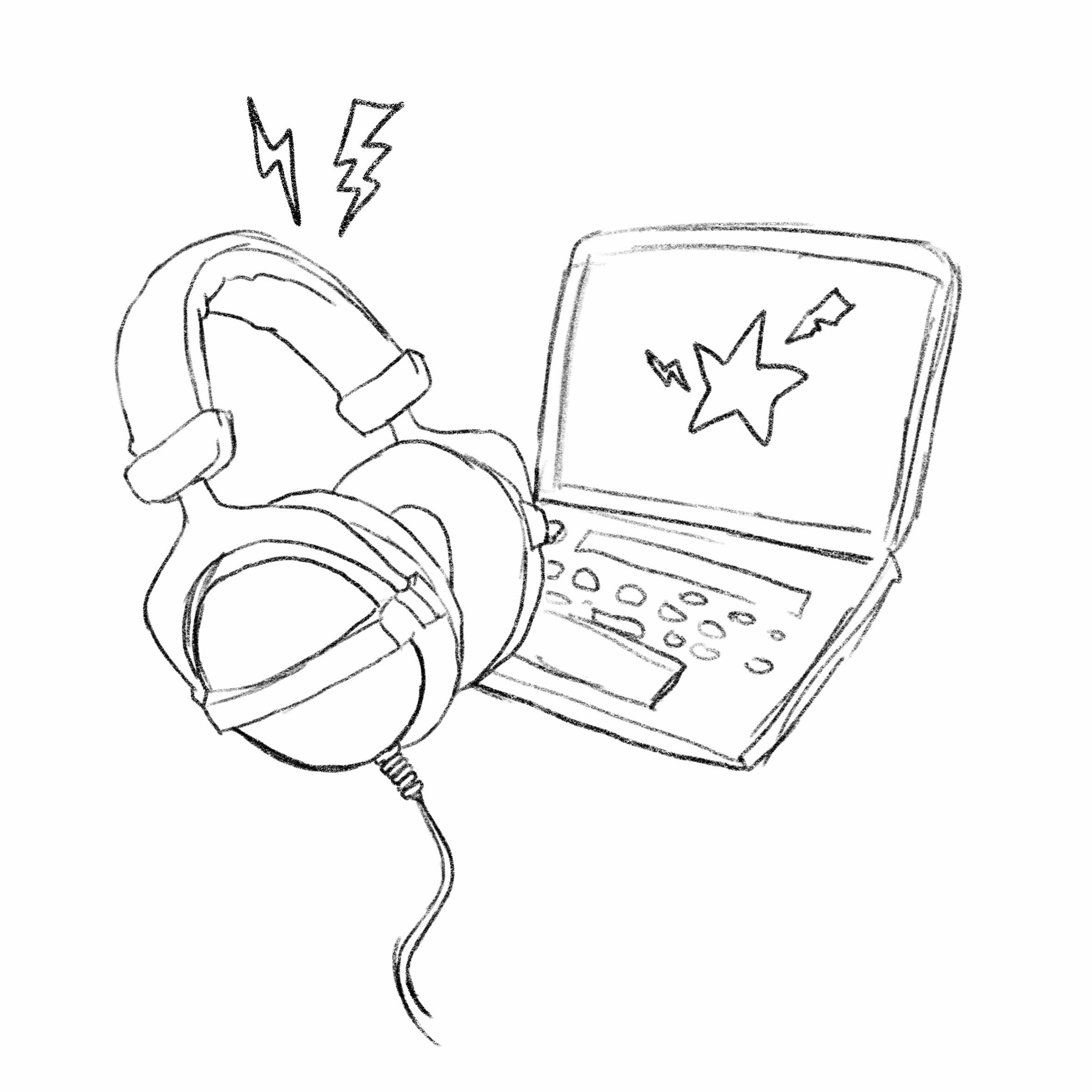 Illustration beatmaking